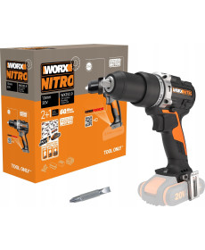 Акумуляторний дриль-шуруповерт, безщітковий Worx WX352.9 20V