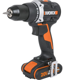 Акумуляторний дриль-шуруповерт, безщіточний Worx WX102 20V 60Nm 13mm