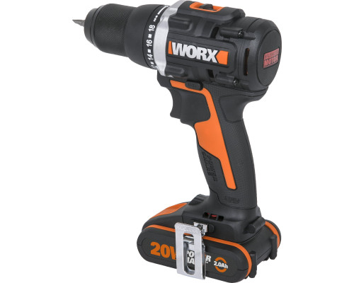 Акумуляторний дриль-шуруповерт, безщіточний Worx WX102 20V 60Nm 13mm