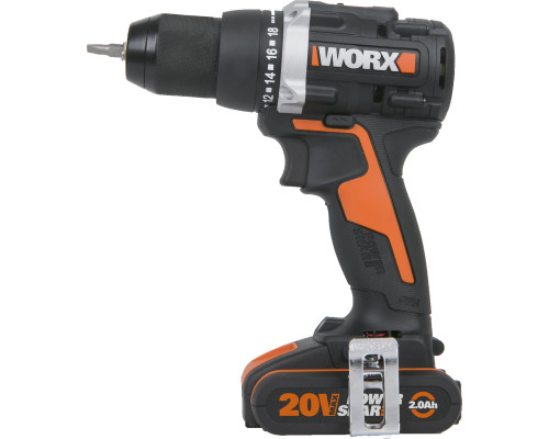 Акумуляторний дриль-шуруповерт, безщіточний Worx WX102 20V 60Nm 13mm