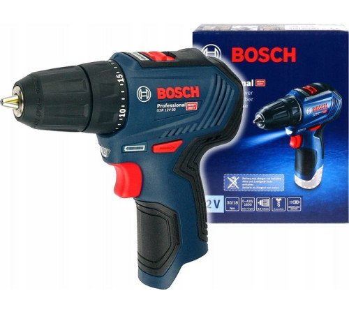 Акумуляторний дриль-шуруповерт Bosch GSR 12V-30 12 В (без акумулятора)