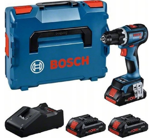 Акумуляторна дриль-шуруповерт Bosch GSR 18V-90, 64/36Nm 3x4.0Ah PROCORE LB...