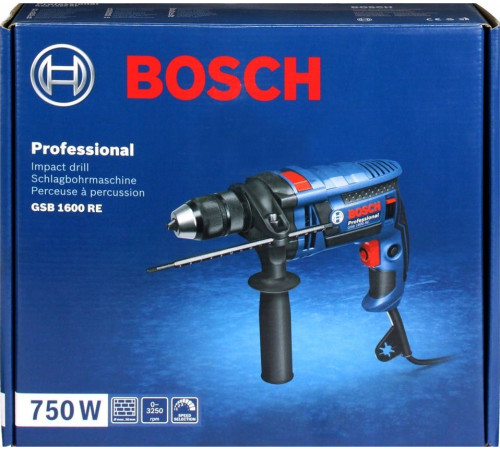 Ударна дриль Bosch 750 Вт GSB 1600 - ХІД Ударна дриль Bosch 750 Вт GSB 1600 - ХІД