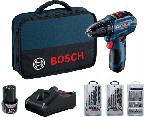 Дриль-шуруповерт Bosch GSR 12V-30 12 V 2 x 2 Ah (з акумулятором)