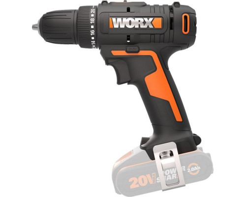 Акумуляторний дриль-шуруповерт Worx WX100.9 20V (без акумулятора)