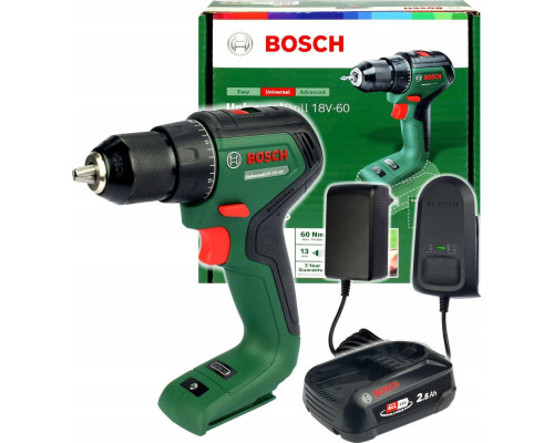 Акумуляторна дриль-шуруповерт Bosch UniversalDrill 18V-60