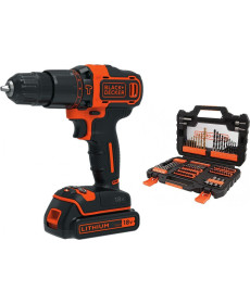 Акумуляторний дриль-шуруповерт Black&Decker 18 В 1 х 1,5