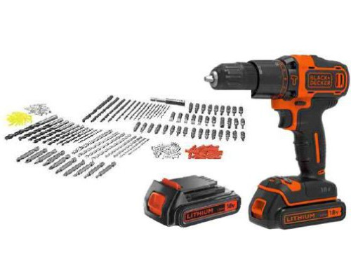 Акумуляторний дриль-шуруповерт Black&Decker 18 В 2 х 1,5 Ач