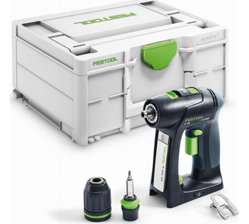 Акумуляторний дриль-шуруповерт Festool FESTOOL C 18 HPC 4.0 I-Set