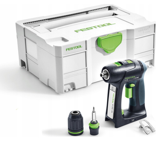 Акумуляторний дриль-шуруповерт Festool FESTOOL C 18 HPC 4.0 I-Set