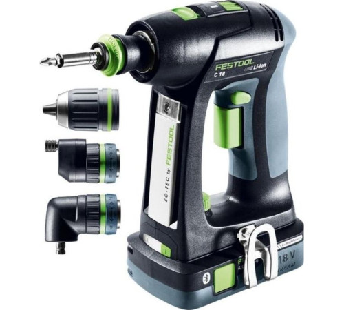 Акумуляторний дриль-шуруповерт Festool FESTOOL C 18 HPC 4.0 I-Set