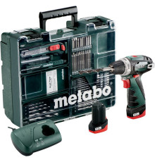 Акумуляторний дриль-шуруповерт Metabo PowerMaxx BS Basic Set 10,8 В 2 х 2