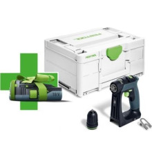 Акумуляторний дриль-шуруповерт Festool CXS 18-Basic-3.0 18 В 1 х 3 Ач