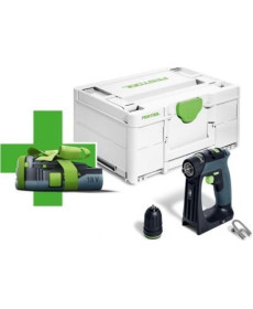 Акумуляторний дриль-шуруповерт Festool CXS 18-Basic-3.0 18 В 1 х 3 Ач