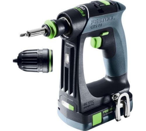 Акумуляторний дриль-шуруповерт Festool CXS 18-Basic-3.0 18 В 1 х 3 Ач Акумуляторний дриль-шуруповерт Festool CXS 18-Basic-3.0 18 В 1 х 3 Ач