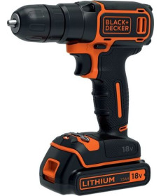 Акумуляторний дриль-шуруповерт Black&Decker BDCD18 18 В 1 х 1,5 Ач 