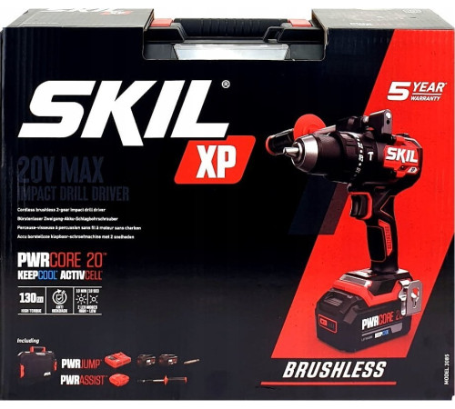 Акумуляторний дриль-шуруповерт Sourcing 3085XP 20V BL COMBI DRILL