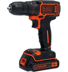 Акумуляторний дриль-шуруповерт Black&Decker BDCDC18KB 18 В 2 х 1,5 Аг 