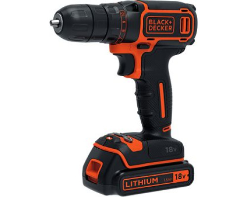 Акумуляторний дриль-шуруповерт Black&Decker BDCDC18KB 18 В 2 х 1,5 Аг