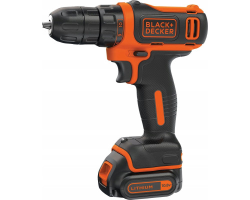 Акумуляторний дриль-шуруповерт Black&Decker BDCDD12 10,8 В 1 х 1,5 Аг