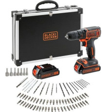 Акумуляторний диль-шуруповерт Black&Decker BDCDD12BAFC 10,8 В 2 х 1,5 Ач