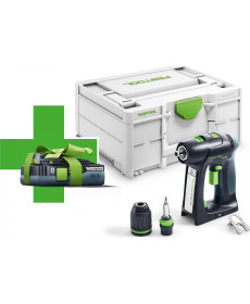 Акумуляторний дриль-шуруповерт Festool C 18-BASIC 18 В 1 х акумулятор 4 Ач