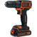 Акумуляторний дриль-шуруповерт Black&Decker BDCDC18BAFC 18 В 2 х 1,5 Ач