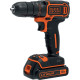 Акумуляторний дриль-шуруповерт Black&Decker BDCDC18BAFC 18 В 2 х 1,5 Ач