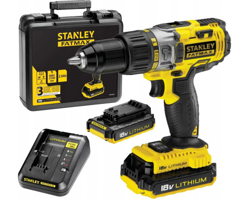 Акумуляторний дриль-шуруповерт Stanley FATMAX FMC625D2 18V 2x2.0Ah