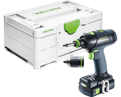 Акумуляторний дриль-шуруповерт Festool T 18+3 Basic 18 V