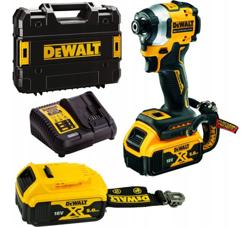 Дриль-шуруповерт Dewalt DEWALT IMPACT DRILL/DRIVEN 18V 90Nm 1x1.7Ah POWERSTACK BL TSTAK DCD805E1T