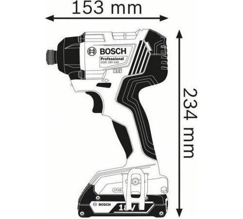 Шуруповерт акумуляторний Bosch GDR 180 18V